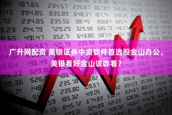 广升网配资 美银证券中资软件首选股金山办公,美银看好金山该咋看?